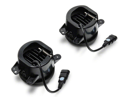 Raxiom Axial Series Tri-Bar LED Fog Lights; White (07-25 Jeep Wrangler JK & JL)
