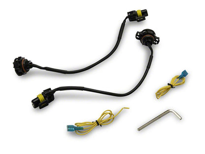 Raxiom Axial Series Halo LED Fog Lights; Amber (07-25 Jeep Wrangler JK & JL)