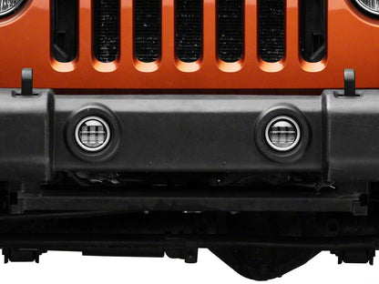 Raxiom Axial Series Halo LED Fog Lights; Amber (07-25 Jeep Wrangler JK & JL)