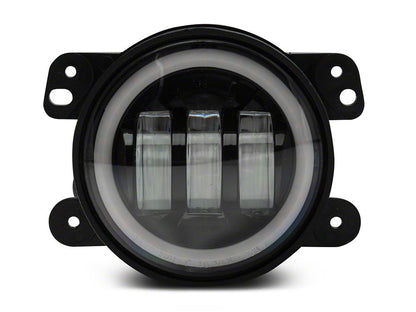 Raxiom Axial Series Halo LED Fog Lights; Amber (07-25 Jeep Wrangler JK & JL)