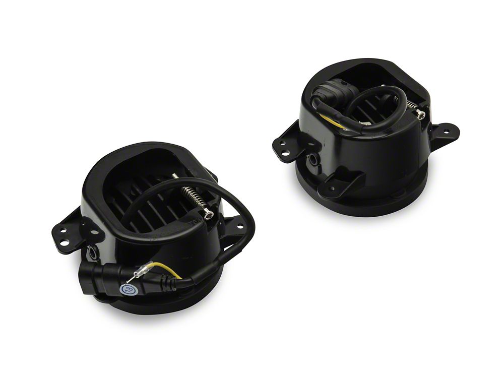 Raxiom Axial Series Halo LED Fog Lights; Amber (07-25 Jeep Wrangler JK & JL)