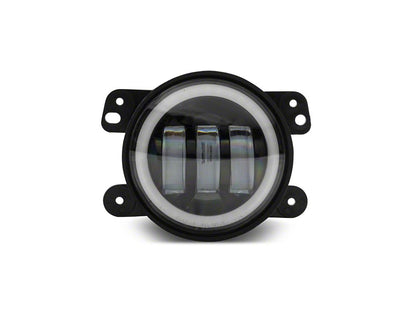 Raxiom Axial Series Halo LED Fog Lights; White (07-25 Jeep Wrangler JK & JL)