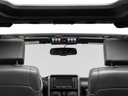 Raxiom Control Box with Switch Panel (07-18 Jeep Wrangler JK)