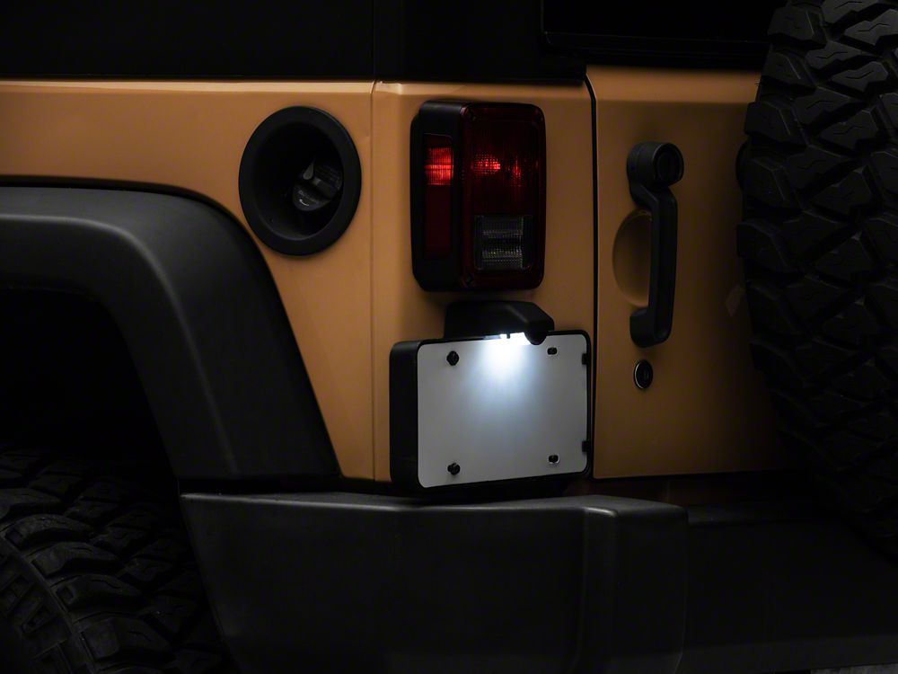 Raxiom Axial Series LED License Plate Conversion (07-18 Jeep Wrangler JK)