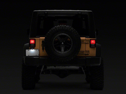 Raxiom Axial Series LED License Plate Conversion (07-18 Jeep Wrangler JK)