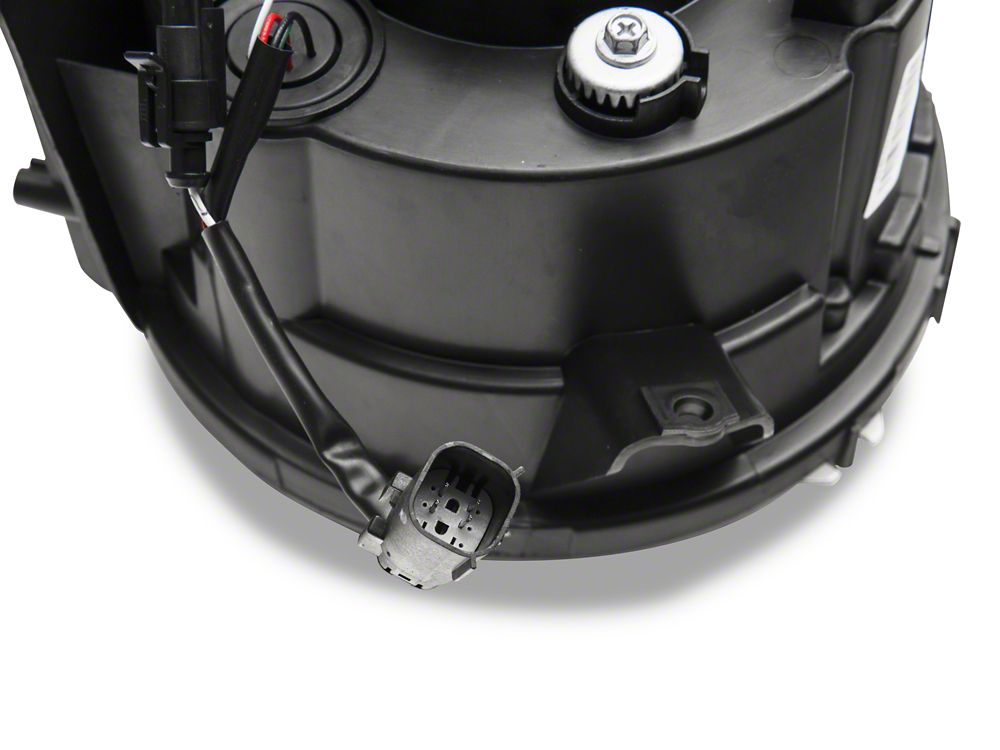 Raxiom LED Projector Headlights; Black Housing; Clear Lens (18-25 Jeep Wrangler JL)