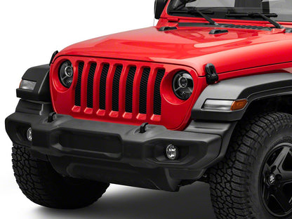 Raxiom LED Projector Headlights; Black Housing; Clear Lens (18-25 Jeep Wrangler JL)