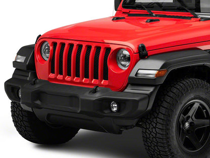 Raxiom Axial Series LED Headlights; Black Housing; Clear Lens (18-25 Jeep Wrangler JL)