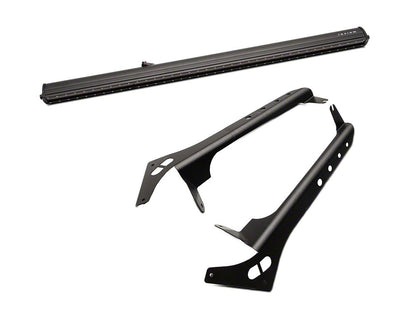 Raxiom 52-Inch Slim Dual Row LED Light Bar with Windshield Mounting Brackets (18-25 Jeep Wrangler JL, Excluding 4xe)