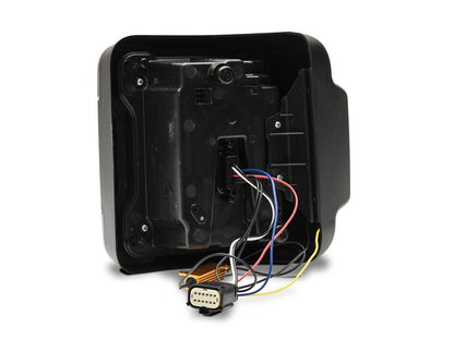 Raxiom LED Tail Lights; Black Housing; Smoked Lens (18-25 Jeep Wrangler JL w/ Factory Halogen Tail Lights & w/o Blind Spot Detection)