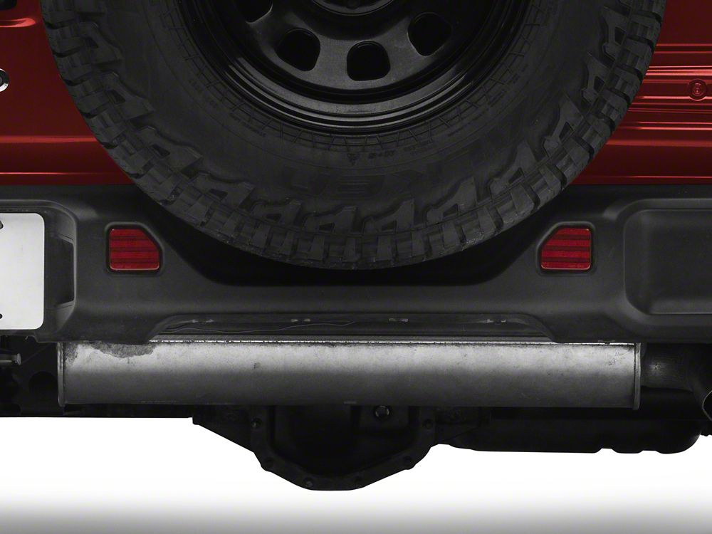 Raxiom Axial Series LED Rear Bumper Reflector Lights; Clear (18-25 Jeep Wrangler JL Moab, Rubicon, Sahara)