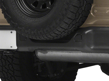Raxiom Axial Series LED Rear Bumper Reflector Lights; Smoked (18-25 Jeep Wrangler JL Moab, Rubicon, Sahara)