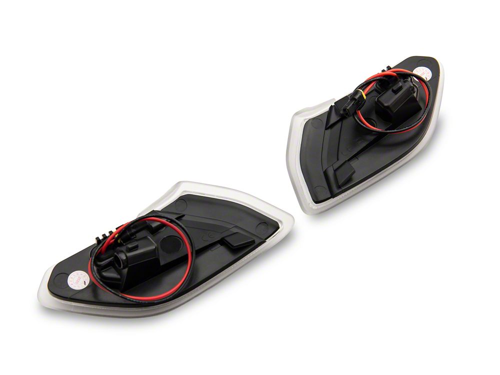 Raxiom Axial Series LED Fender Flare Marker Lights; Clear (18-25 Jeep Wrangler JL)