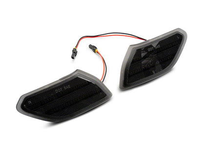Raxiom Axial Series LED Fender Flare Marker Lights; Smoked (18-25 Jeep Wrangler JL)