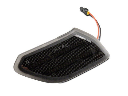 Raxiom Axial Series LED Fender Flare Marker Lights; Smoked (18-25 Jeep Wrangler JL)