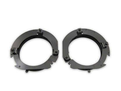 Raxiom 7-Inch Headlight Retro-Fit Kit with Harness; Black Housing; Clear Lens (18-25 Jeep Wrangler JL)