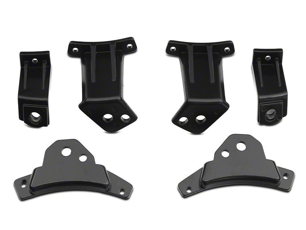 Raxiom 7-Inch Headlight Retro-Fit Kit with Harness; Black Housing; Clear Lens (18-25 Jeep Wrangler JL)