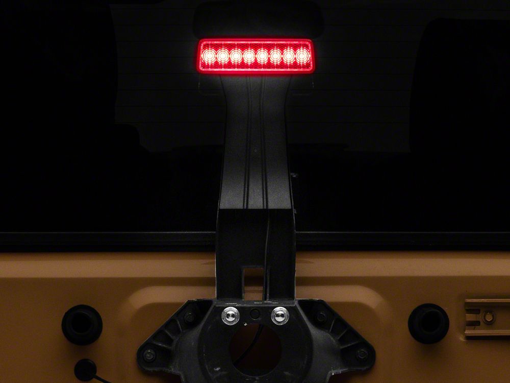 Raxiom Axial Series Hyper Flash LED Third Brake Light; Red (07-18 Jeep Wrangler JK)