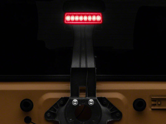Raxiom Axial Series Hyper Flash LED Third Brake Light; Red (07-18 Jeep Wrangler JK)