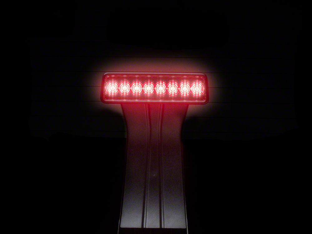 Raxiom Axial Series Hyper Flash LED Third Brake Light; Smoked (07-18 Jeep Wrangler JK)