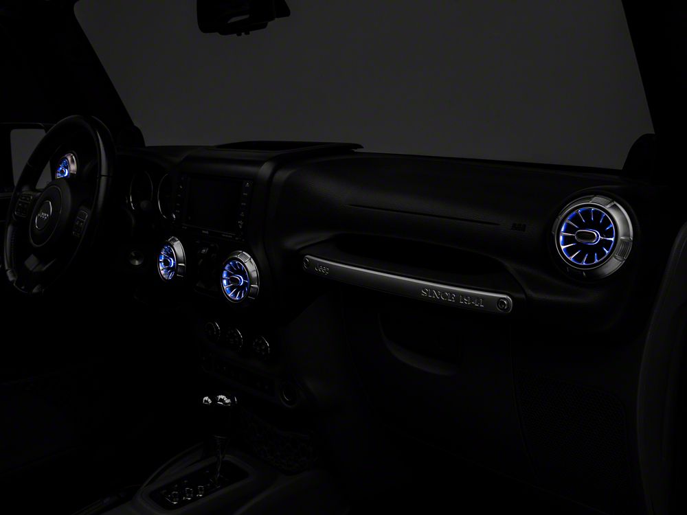 Raxiom LED Ambient Vent Lighting Kit (11-18 Jeep Wrangler JK)