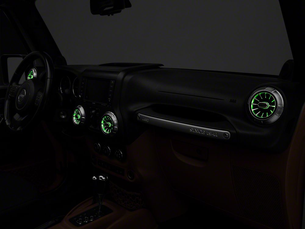 Raxiom LED Ambient Vent Lighting Kit (11-18 Jeep Wrangler JK)