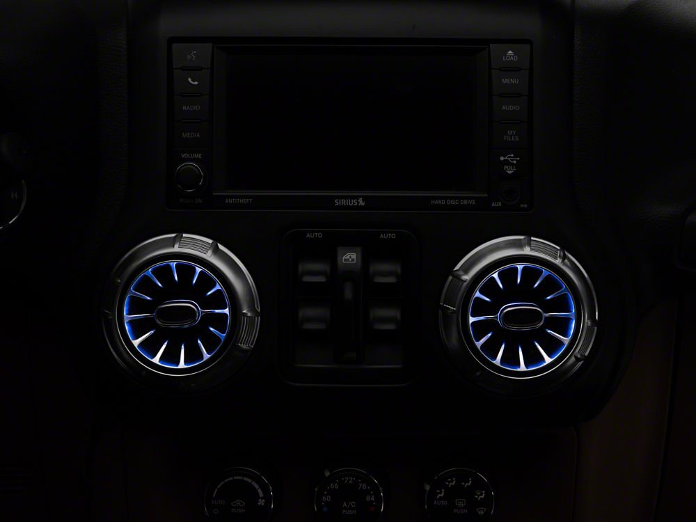 Raxiom LED Ambient Vent Lighting Kit (11-18 Jeep Wrangler JK)