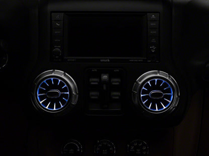 Raxiom LED Ambient Vent Lighting Kit (11-18 Jeep Wrangler JK)