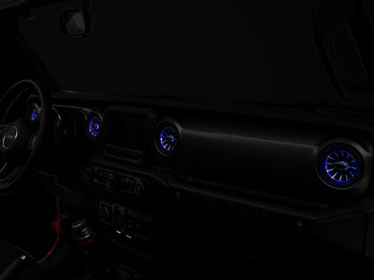 Raxiom LED Ambient Vent Lighting Kit (18-25 Jeep Wrangler JL)