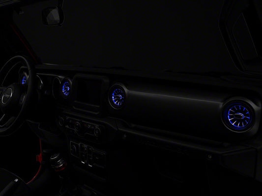 Raxiom LED Ambient Vent Lighting Kit (18-25 Jeep Wrangler JL)