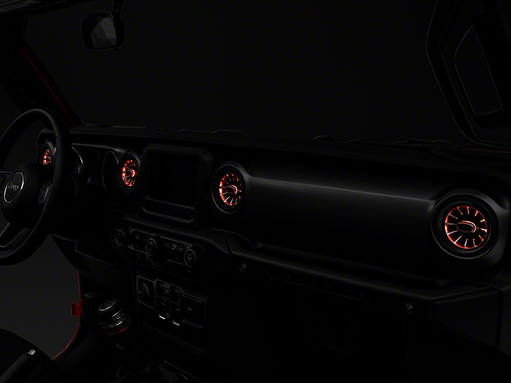 Raxiom LED Ambient Vent Lighting Kit (18-25 Jeep Wrangler JL)