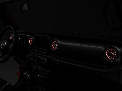 Raxiom LED Ambient Vent Lighting Kit (18-25 Jeep Wrangler JL)
