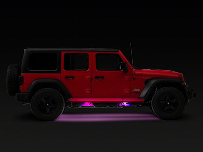 Raxiom Axial Series Multi-Color Underbody Rock Light Kit with Bluetooth Remote (Universal; Some Adaptation May Be Required)
