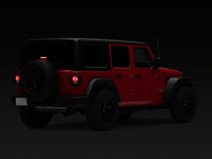 Raxiom Axial Series Hyper Flash LED Third Brake Light; Smoked (18-25 Jeep Wrangler JL)