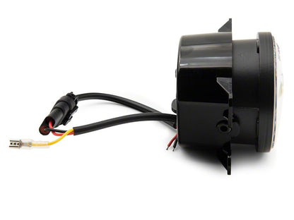Raxiom Axial Series Nighthawk LED Fog Lights (07-18 Jeep Wrangler JK; 18-25 Jeep Wrangler JL Sahara, Rubicon w/ Plastic Bumper)
