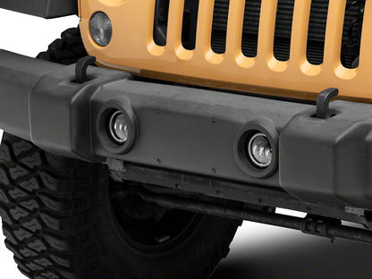 Raxiom Axial Series Halo LED Fog Lights; Amber (07-18 Jeep Wrangler JK)