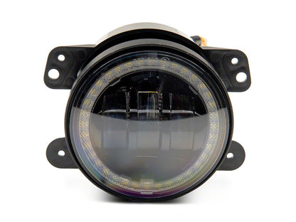 Raxiom Axial Series 4-Inch LED Fog Lights with Halo (07-18 Jeep Wrangler JK)