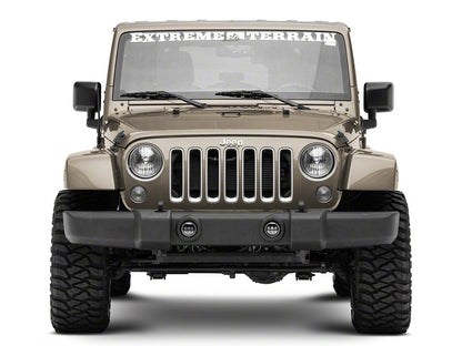 Raxiom Axial Series 4-Inch LED Fog Lights with Halo (07-18 Jeep Wrangler JK)