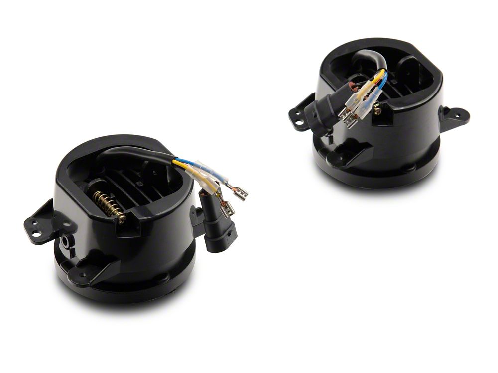 Raxiom Axial Series 4-Inch LED Devil Eyes Fog Lights with Halo (07-18 Jeep Wrangler JK)