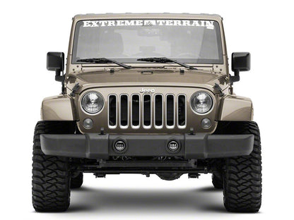 Raxiom Axial Series 4-Inch LED Devil Eyes Fog Lights with Halo (07-18 Jeep Wrangler JK)