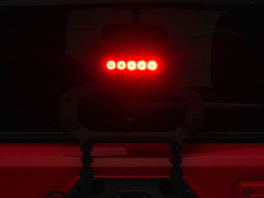 Raxiom Axial Series LED Third Brake Light; Red (18-25 Jeep Wrangler JL)