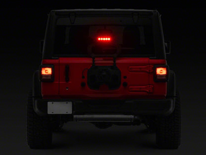 Raxiom Axial Series LED Third Brake Light; Red (18-25 Jeep Wrangler JL)