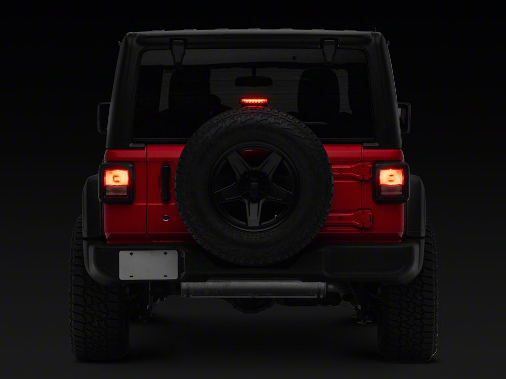 Raxiom Axial Series LED Third Brake Light; Smoked (18-25 Jeep Wrangler JL)