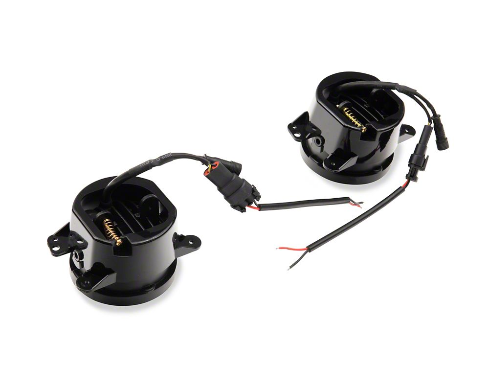 Raxiom Axial Series 4-Inch LED Fog Lights with RGB Halo (07-18 Jeep Wrangler JK)