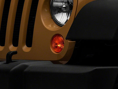 Raxiom Axial Series Replacement Turn Signal Lamps; Amber (07-18 Jeep Wrangler JK)
