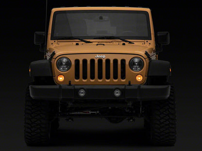 Raxiom Axial Series Replacement Turn Signal Lamps; Amber (07-18 Jeep Wrangler JK)