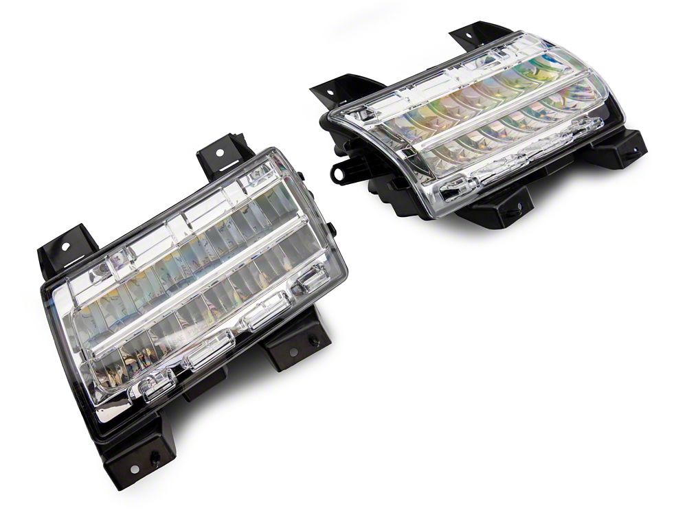 Raxiom Axial Series Sequential LED Parking/Turn Signal Lights; Chrome (18-25 Jeep Wrangler JL Sport)