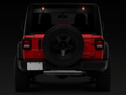 Raxiom Axial Series Rear Window Glass Hinge LED Lights (18-25 Jeep Wrangler JL)