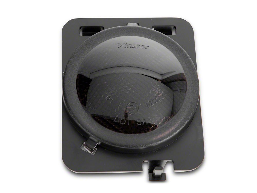 Raxiom Axial Series White LED Side Marker Lights; Smoked (07-18 Jeep Wrangler JK)