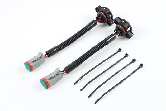 Raxiom Axial Series Fog Light Wiring Adapters; H16 to Deutsch (07-18 Silverado 1500)